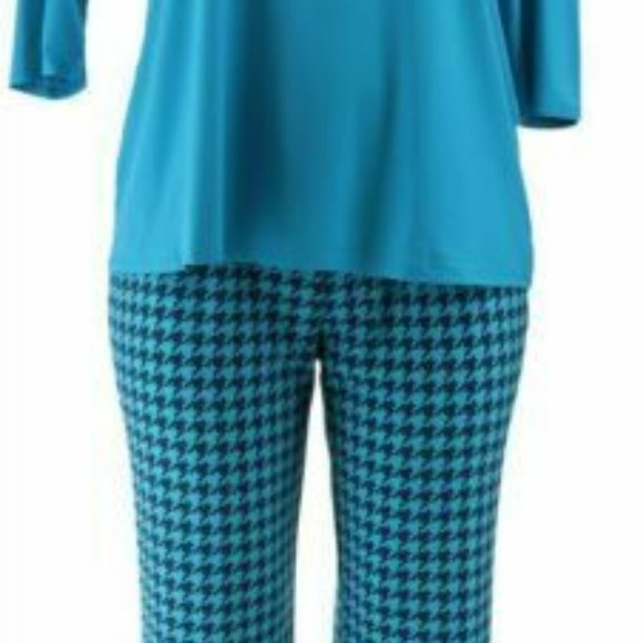 NWT ANTTHONY 2PC PANT SET AUTUMN TURQUOISE PXS, PS - Picture 3 of 16